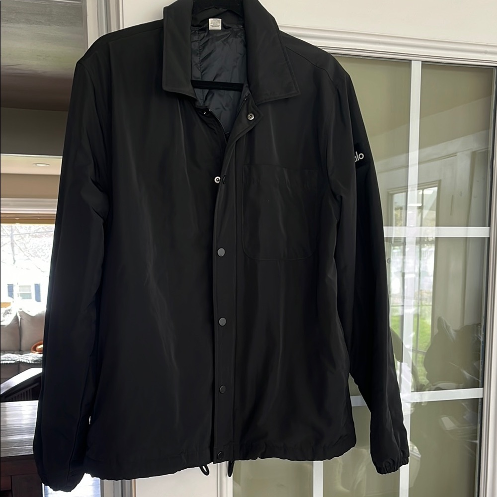 ALO Yoga Black Lightweight Shirt Jacket